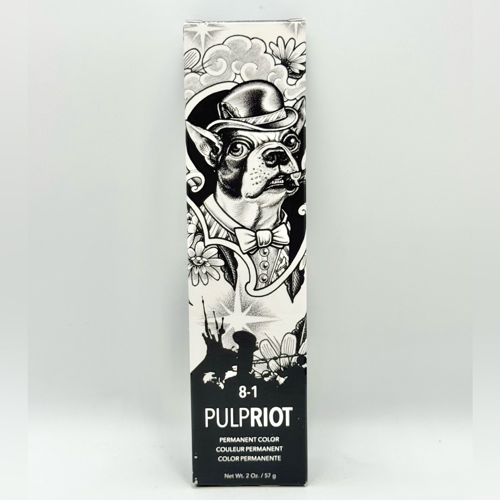Pulp Riot Faction8 Hair Color 8-1 Ash 2 oz. New Sealed